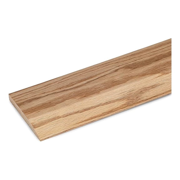 5" Wide X 5/8" High Pre-Finished Oak Butt Up Reducer Threshold (3 FT)
