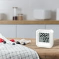 thumbnail image 1 of Digital Hygrometer Indoor Thermometer | Mini Temperature & Humidity Monitor for Home, Bedroom, Office, Kitchen, Car, Greenhouse | LCD Display, Wall Mountable, 1 of 7