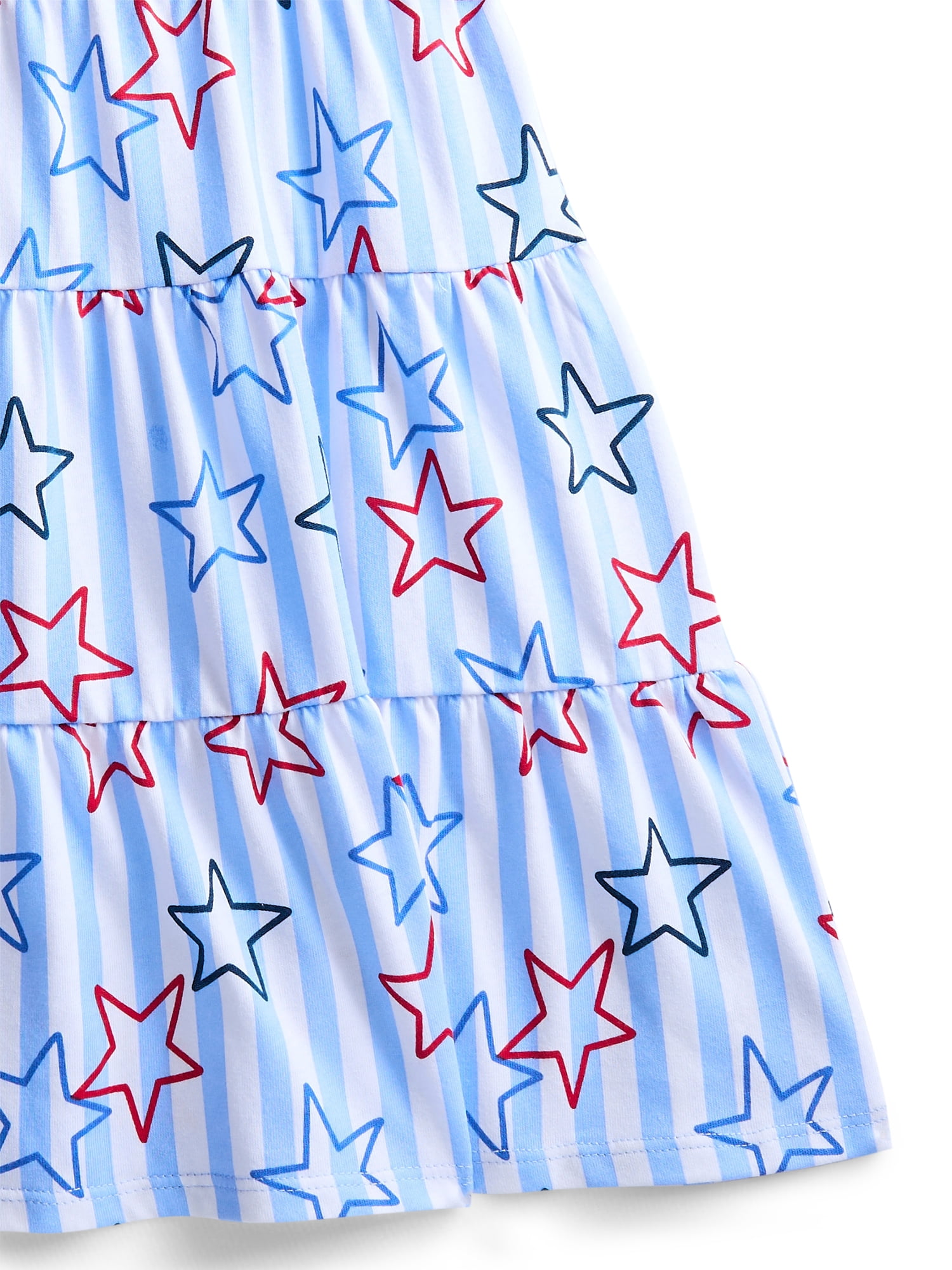 Fourth of July Girls Patriotic Americana Smocked Dress from Way To Celebrate, Sizes 4-18