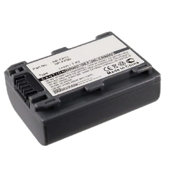 Batteries N Accessories BNA-WB-NPFH50 Digital Camera Battery - li-ion, 7.4V, 900 mAh, Ultra High Capacity Battery - Replacement for Sony NP-FH50 Battery