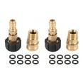 thumbnail image 1 of 3X Pressure Washer Adapter Set, Quick Connector, M22 14mm Swivel to M22 Metric Fitting,M22-14 Swivel + 3/8 Inch Plug, 1 of 7