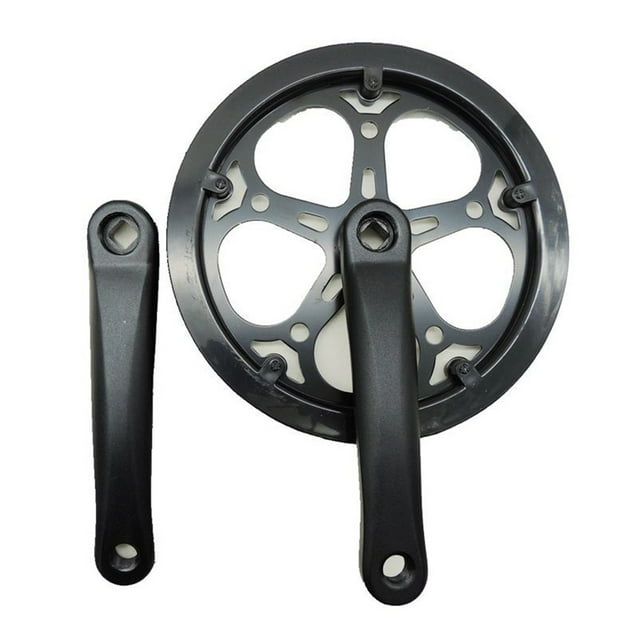 Pédalier de Vélo Pliant 52T Pignon 170mm Manivelles pour Trou Carré Support Inférieur
