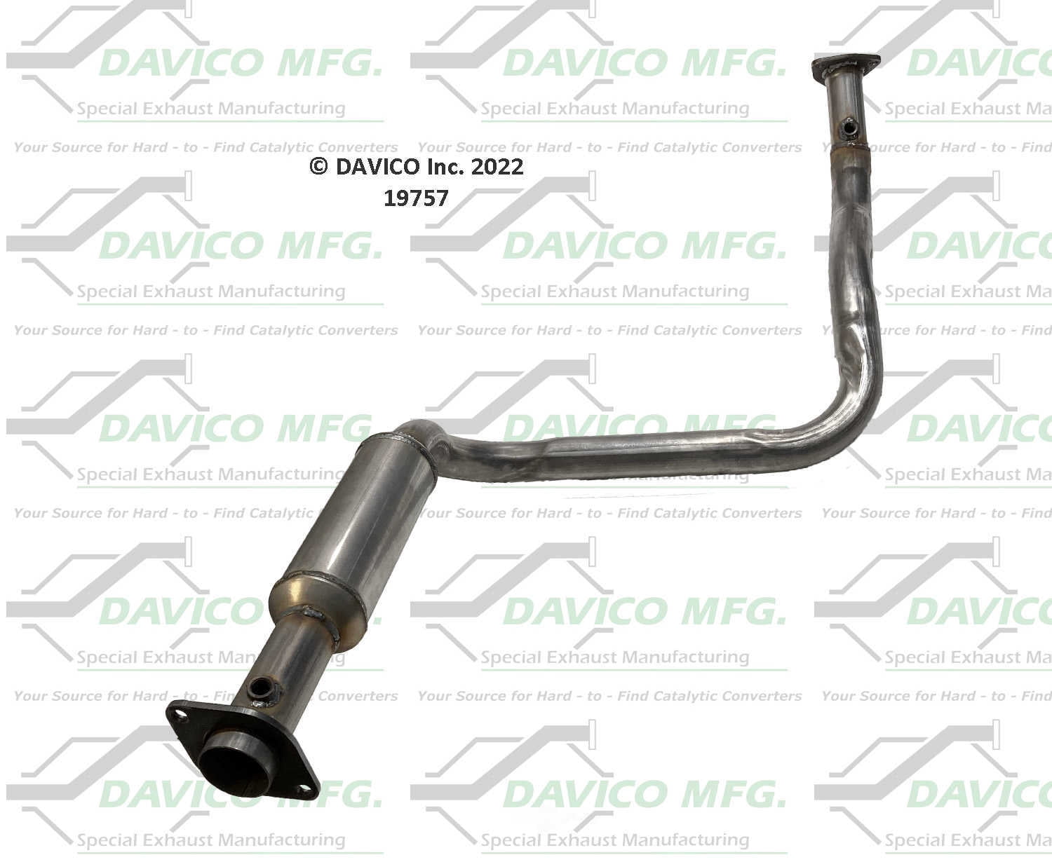 Davico Mfg 19757 Direct-Fit Catalytic Converter