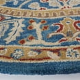 thumbnail image 3 of SAFAVIEH Antiquity Caelestinus Oriental Wool Area Rug, Dark Blue/Multi, 6' x 6' Round, 3 of 11