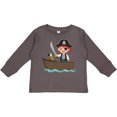 thumbnail image 3 of Inktastic Pirate Boy and Parrot Boys Long Sleeve Toddler T-Shirt, 3 of 5
