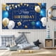 thumbnail image 3 of Kit de globos de confeti de cumpleaños Tatuo, azul marino, 50 unidades, 3 of 7