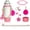 Pink Daze, variant on Compatible with Owala Bottle Accessories Durable Silicone Boot Handle Comaptible with Owala Bottles 24oz or 32oz Stylish Charms Strap for Personalized Touch Rubber Bottom