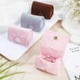 thumbnail image 4 of 2pcs Pearl Pink Microfiber Ring Pouch Mini Jewelry Pouch with Snap Button Portable Ring Storage Bags Jewelry Bags Gift Packaging Bags for Earrings Bracelets Pendant Necklaces Brooches Silver, 4 of 7