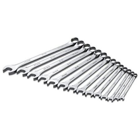 SK Hand Tools 86026- 14 Piece 12 Point Metric Long Pattern Combination Wrench Set