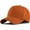 Dark-orange, variant on XXL 62-65cm Oversize Plain Baseball-Cap Structured Twill Hat for Big/Large Head