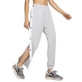 thumbnail image 2 of xiaxaixu Women Casual Long Pants, Color Blocking Buttoned Side Split High Waist, 2 of 6