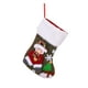 thumbnail image 2 of 1 Pieza de Material de Poliéster Dibujos Animados Calcetines Navideños Bolsas de Regalo Navideñas Árbol de Navidad/Chimenea/Ventana/Escalera Colgantes Decorativos, 2 of 6