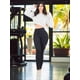 thumbnail image 4 of LEGGING DE DAMA TEXTURIZADO UNITALLA STRETCH MALLAS DEPORTIVAS MALLONES DE MUJER, 4 of 5