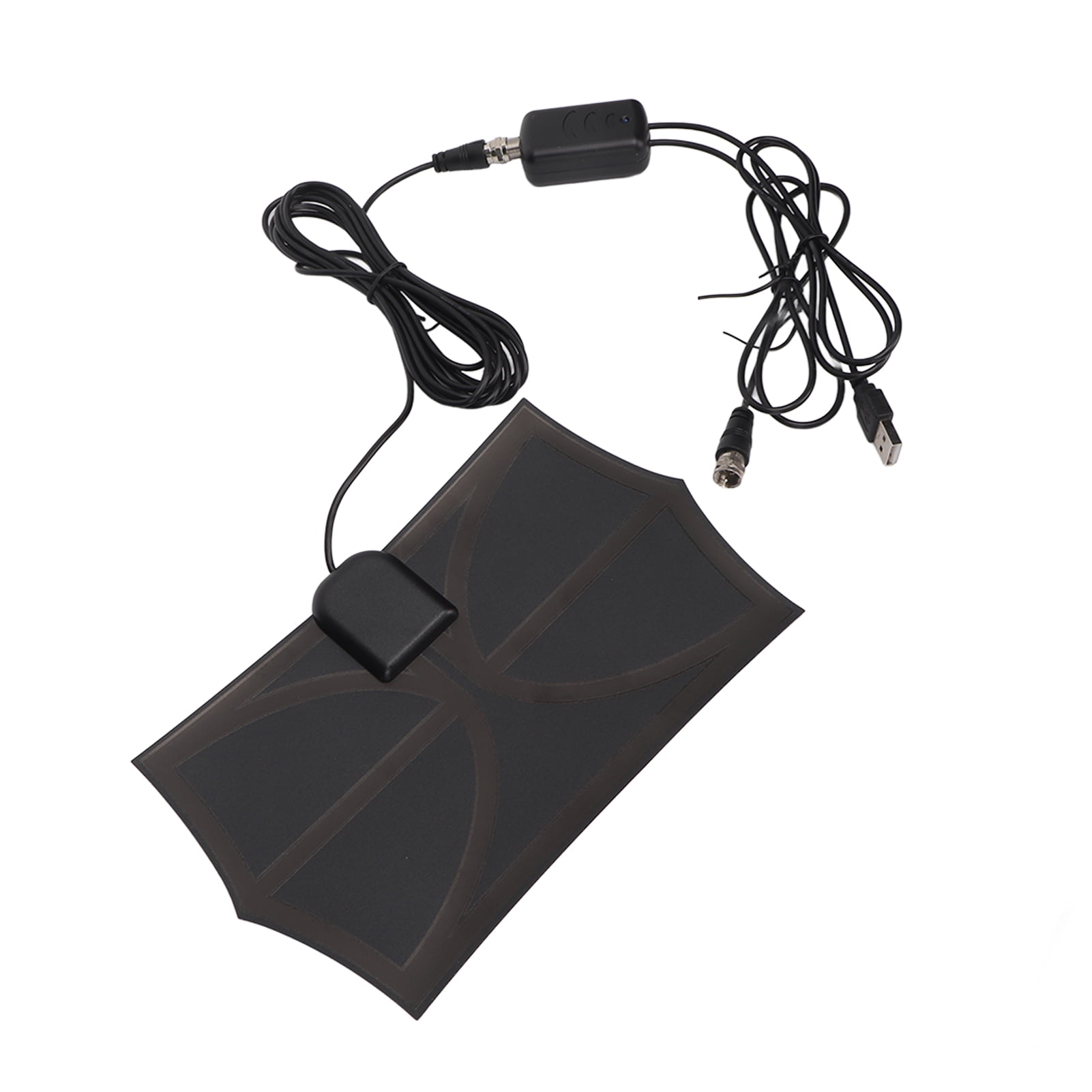 TV Antenna, USB Powered VHF UHF 300 Miles Range Television Antenna F