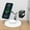 White, variant on XGFHYJEH Charging Station, Wireless Charging Station, Charging Station for Multiple Devices, Wireless Charging, 3 in 1 Charging Station, Wireless Charge, for Android, Iphone, Apple, Samsung, Ipad