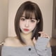 thumbnail image 3 of Pelucas sintéticas cortas y rectas para mujer, pelo Natural con flequillo, Marrón mezclado, gris, resistente al calor, uso diario, Cosplay, 3 of 4
