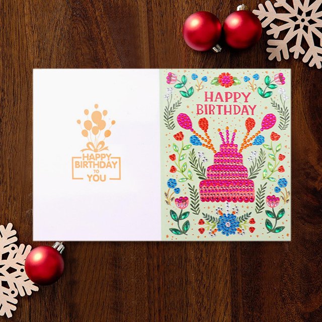 Tarjetas de Cumpleaños DIY 5D perfecl con Sobres y Herramientas G