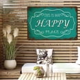 thumbnail image 4 of This is Our Happy Place 12x8 Inch Metal Vintage Tin Sign Bar Restaurant Wall Decoration Vintage Inspired Metal Sign for Hanging to Display in Your Home Bar, Garage, 4 of 6