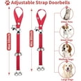 thumbnail image 4 of Dalrosia 2PCS Dog Doorbells, Pet Training Bells for Go Outside Potty Training and Communication Device Large Loud Dog Bell Cat Puppy Interactive Toys Adjustable Strap Door Bell, 4 of 4