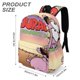 thumbnail image 3 of Coraje, el Perro Cobarde-theme Backpack, Campus style schoolbag Bookbag with Adjustable Shoulder Straps And Large Zip Compartment, Unisex Travel Bags.42x30x15cm, 3 of 6