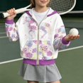 thumbnail image 4 of Grblisyd Christmas Zip Up Hoodies for Girls Kids Long Sleeve Comfy Jackets Hooded Sweatshirt for Fall Everyday Wear, 4 of 6