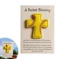 thumbnail image 5 of A Pocket Blessing – Baseball Cross Edition, Handmade Baseball Cross Pocket Blessing with Verse Card, Christian Faith Gift for Athletes, Inspirational Sports Keepsake for Players and Coaches, 5 of 7