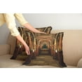 thumbnail image 2 of Ambesonne Gothic Throw Pillow Cover 2 Pack, Secret Passage Medieval, 20", Brown and Red, 2 of 5