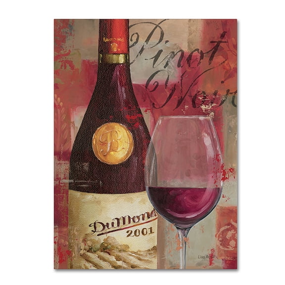 Trademark Fine Art "Vin Abstract I" Canvas Art by Lisa Audit