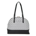 thumbnail image 5 of Time and Tru Women's 3 in 1 Satchel Bag 3-Piece Set Black Geometric, 5 of 5