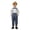 d-795Blue372, variant on MEZZALL Toddler Boys Long Sleeve Solid Color T Shirt Tops Suspenders Pants Child Kids Gentleman Outfit Sets Stylish Clothes Sets