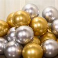 thumbnail image 4 of 20pcs 5/10/18 Pulgadas Metal Cromo Oro Rosa Globos De Látex Púrpura Decoración De Fiesta De Cumpleaños Boda Año Nuevo Decoraciones, 4 of 4