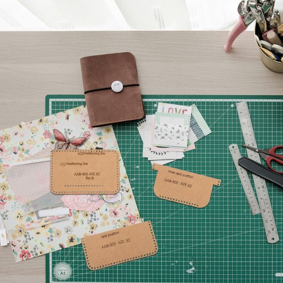 YSNOOWE 1Jgo Universal Para Billetera Corta De Papel Kraft Para Manualidades