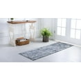 thumbnail image 3 of Rugs.com Oregon Collection Rug – 8 Ft Runner Blue Low-Pile Rug Perfect For Hallways, Entryways, 3 of 9