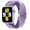 Grape purple, variant on Braided Solo Loop for Apple Watch Band 45mm 41mm 44mm 40mm 38mm 42mm Nylon Adjustable Elastic Bracelet iWatch 3 4 5 se 6 7 Strap