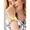 thumbnail image 3 of Chunky Gold Cuff Bracelet Bangle Bracelets for Women Irregular Wrist Cuff Bracelets for Women Trendy Non Tarnish 2025, 3 of 13