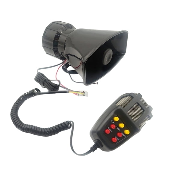 Miiottaa Global 12V 7 Tone 100W Car Horn With Pickup Easy Installation Loud Sound Output