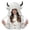 1-White4610, variant on XIAOCHA Horn‑Decor Trapper Hat for Women Solid Fall‑Winter Outdoor Toque,Black