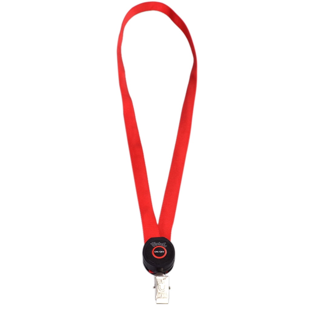 LED Light Up Safety Neck Strap Lanyard Keychain ID Card Key Hanging Rope 1PC 