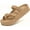 Brown, variant on Women’s Arch‑Support Platform Flip Flops Sandals Adjustable Buckle Lightweight Foam Beach Slide Sandals for Women & Men All‑Day Comfort