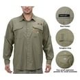 thumbnail image 3 of Little Donkey Andy Men's UPF 50+ UV Protection Shirt, Long Sleeve Fishing Hiking Shirt Sage M, 3 of 6