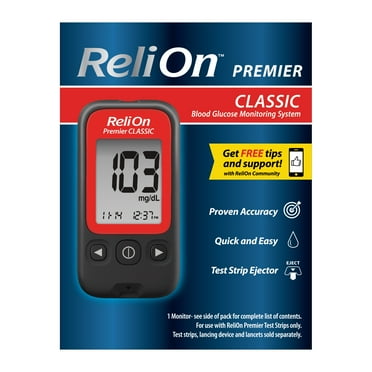 ReliOn Premier CLASSIC Blood Glucose Monitoring System