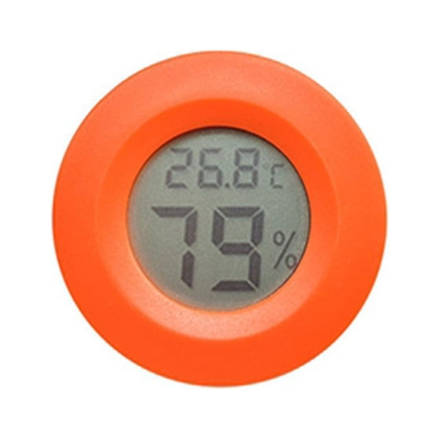 Methold Termómetro integrado Medidor de temperatura LCD Botón impermeable Medidor de Plástico Entrega rápida Accesorios para peceras Electrónica Rojo