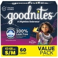 thumbnail image 2 of Goodnites Girls' Nighttime Bedwetting Underwear, Size S/M (43-68 lbs), 60 Count, 2 of 11