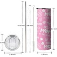 thumbnail image 6 of Best Mom Ever Tumbler Gifts 20oz Mama Tumbler With Lid & Straw, Personalized Insulated Skinny Tumbler With Lid And Straws, Mom Life Tumbler Cup, Gifts For Mom, Mothers Day Gifts For Mom, Women, 6 of 7