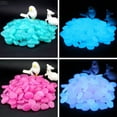thumbnail image 4 of 100pcs Fish Tank Fluorescent Pebble Garden Parterre Decor Glow Stone Aquarium Ornament Marbles Rocks, 4 of 10