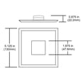 thumbnail image 3 of DLF SureFit Series Trim Plate, Square with Black Finish, 3 of 3