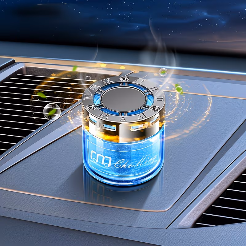 thumbnail image 2 of Powmok 2PCS Solid Car Air Freshener with Long-Lasting Fragrance (Blue Bell & Osmanthus), Odor Neutralizer for Car Cup Holder, Center Console, Home, Bedroom & Small Spaces, 2 of 6