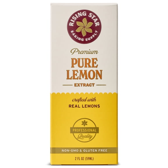 Rising Star Baking Supply Pure Lemon Extract, 2 fl oz