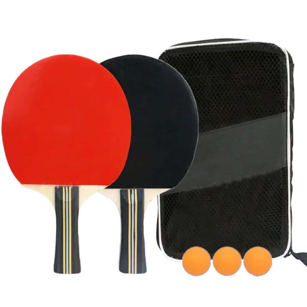 Franklin Sports Table Tennis Paddles + Balls Set - 4 Player Set