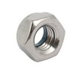 thumbnail image 4 of Uxcell M10 x 1.5mm Pitch Metric Thread 304 Stainless Steel Left Hand Lock Nuts (4-pack), 4 of 5